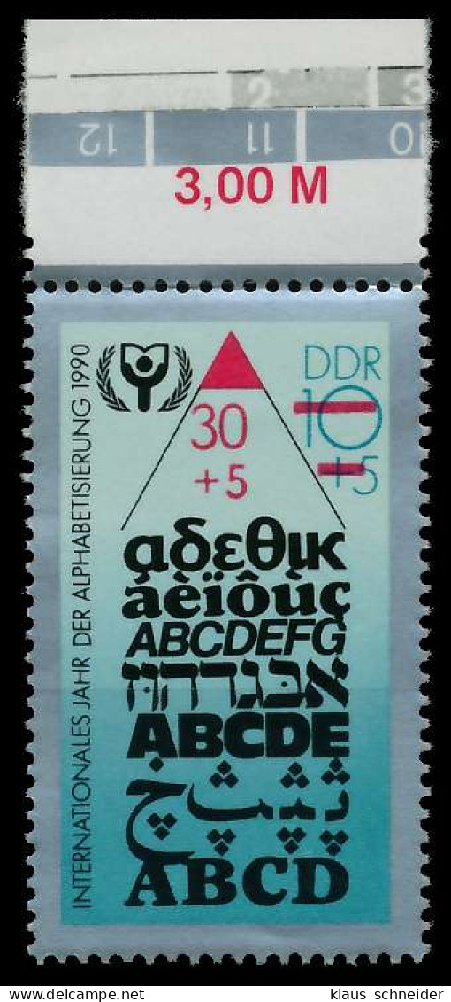 DDR 1990 Nr 3353 Postfrisch ORA X034BE2 - Ungebraucht
