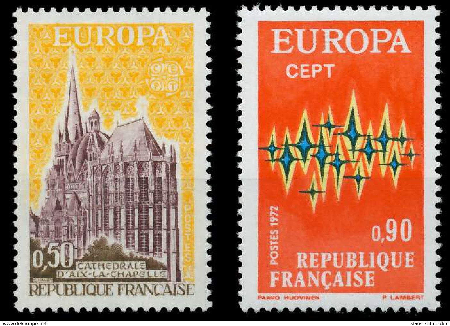 FRANKREICH 1972 Nr 1788-1789 Postfrisch SAC2ACA - Neufs