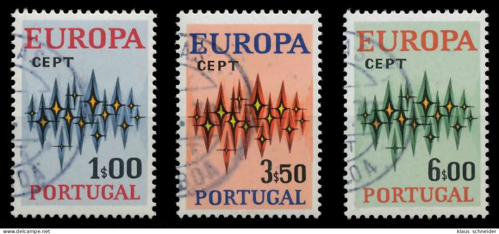 PORTUGAL 1972 Nr 1166-1168 Gestempelt X040376 - Oblitérés