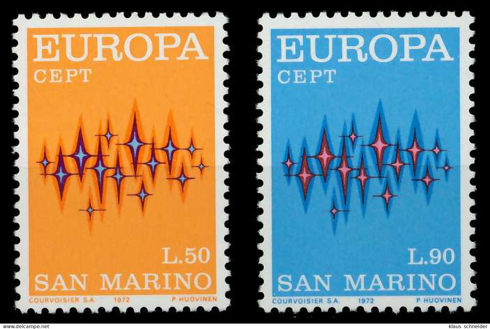 SAN MARINO 1972 Nr 997-998 Postfrisch SAC2BF2 - Unused Stamps