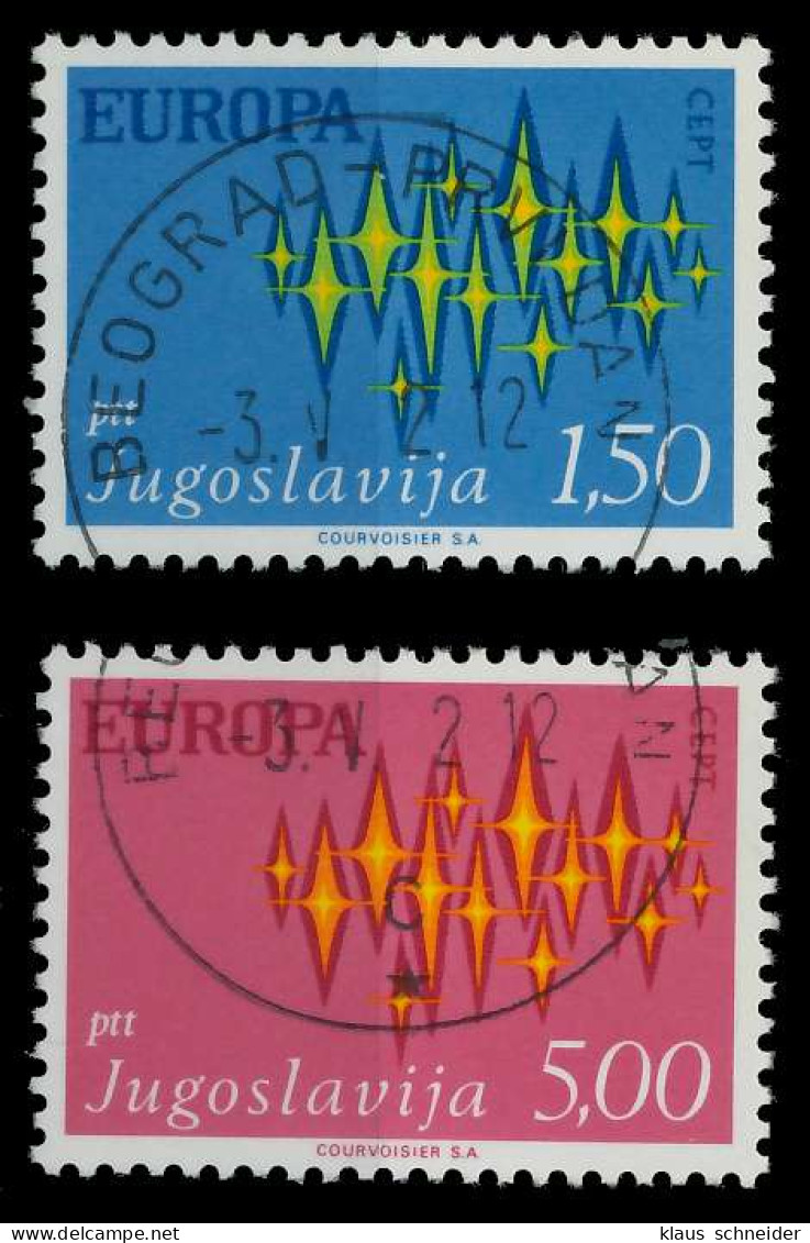 JUGOSLAWIEN 1972 Nr 1457-1458 Gestempelt X04041E - Oblitérés