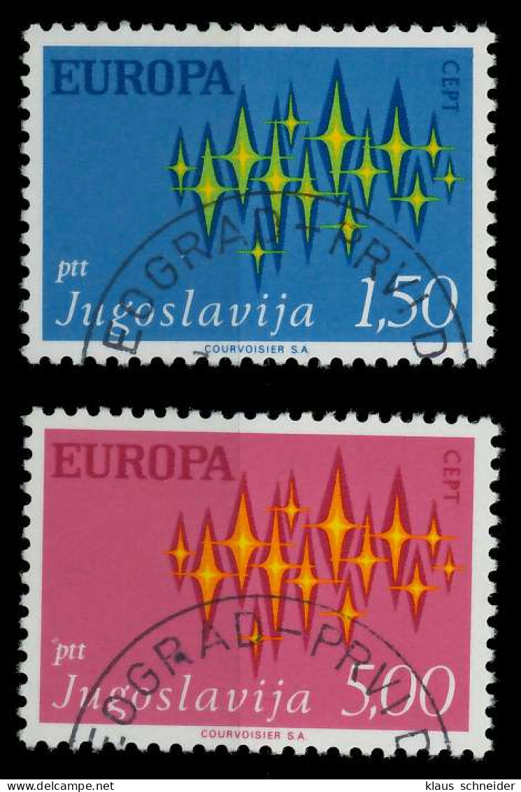 JUGOSLAWIEN 1972 Nr 1457-1458 Gestempelt X040422 - Used Stamps