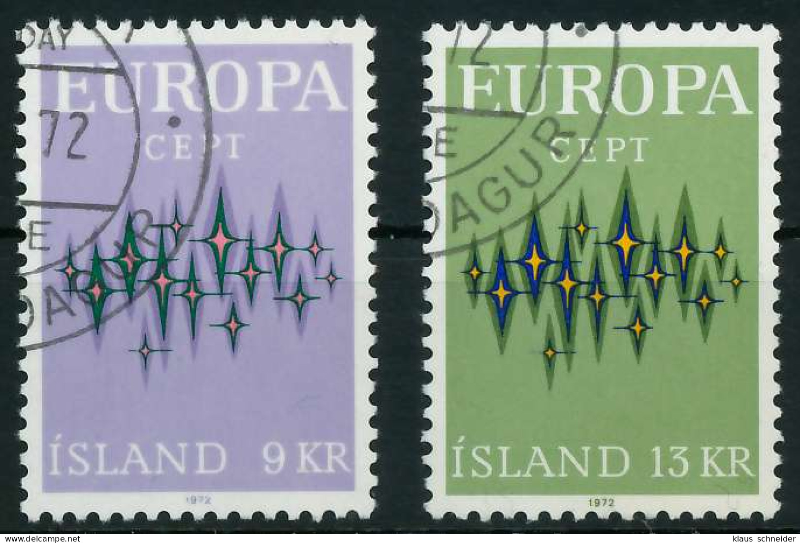 ISLAND 1972 Nr 461-462 Gestempelt X040456 - Oblitérés