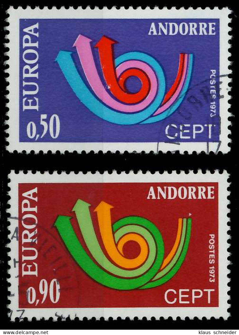 ANDORRA FRZ.-POST Nr 247-248 Gestempelt X04046E - Used Stamps