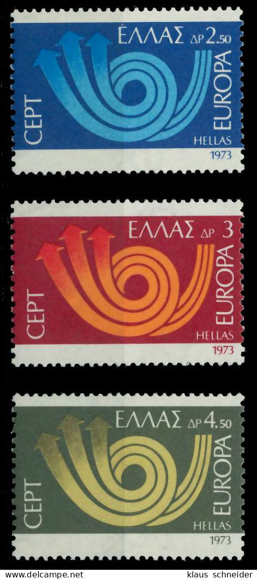 GRIECHENLAND 1973 Nr 1147-1149 Postfrisch SAC2D92 - Unused Stamps