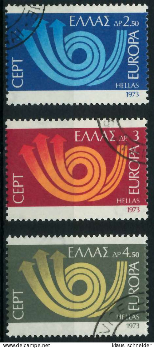 GRIECHENLAND 1973 Nr 1147-1149 Gestempelt X04054A - Used Stamps