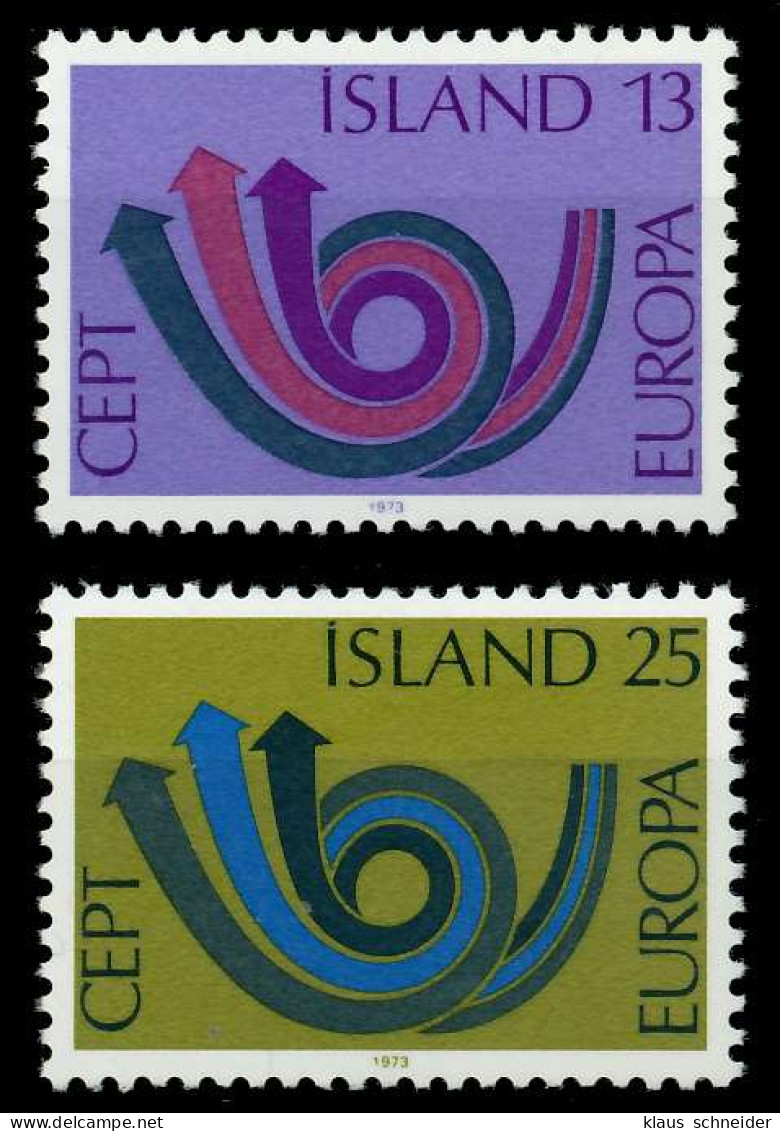 ISLAND 1973 Nr 471-472 Postfrisch SAC2DDE - Unused Stamps