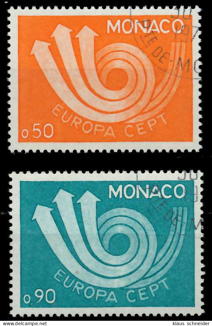 MONACO 1973 Nr 1073-1074 Gestempelt X04063E - Oblitérés