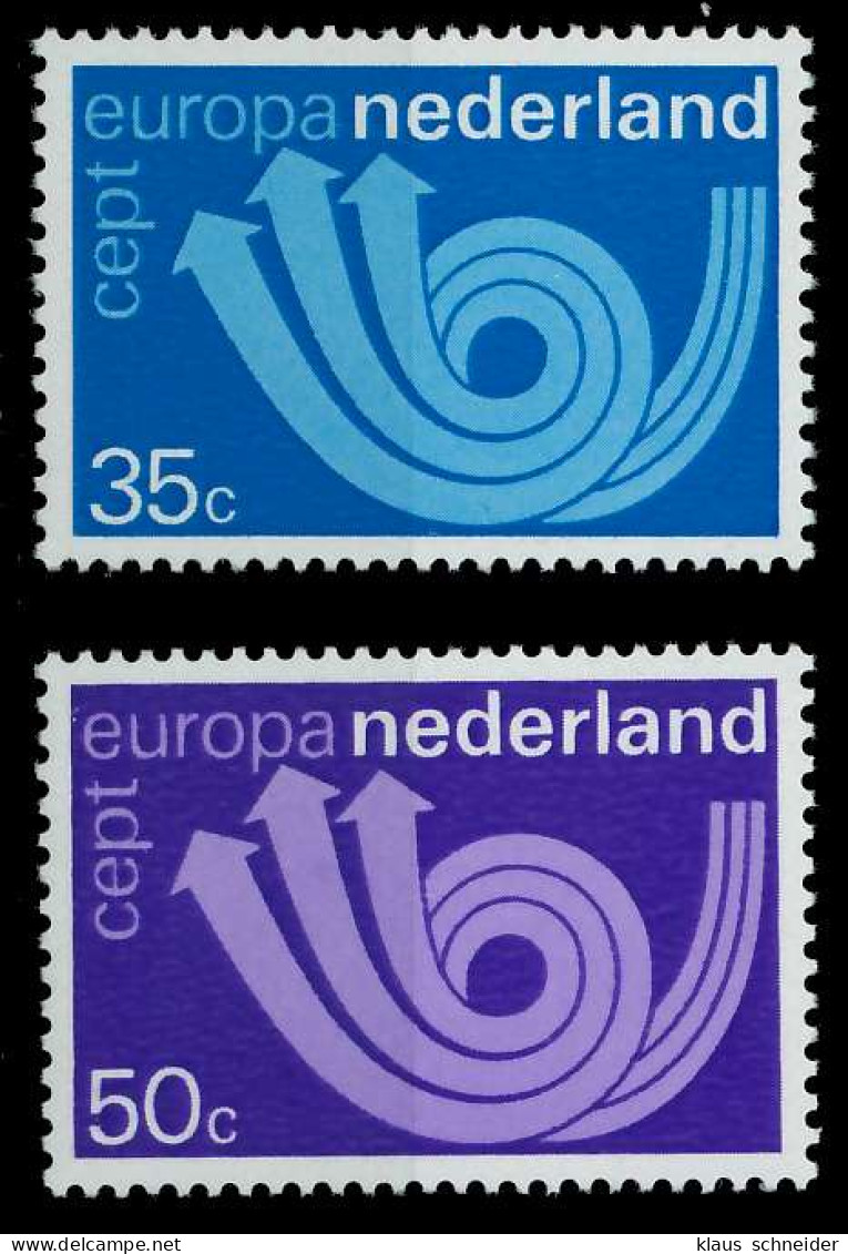 NIEDERLANDE 1973 Nr 1011-1012 Postfrisch SAC2EBE - Unused Stamps