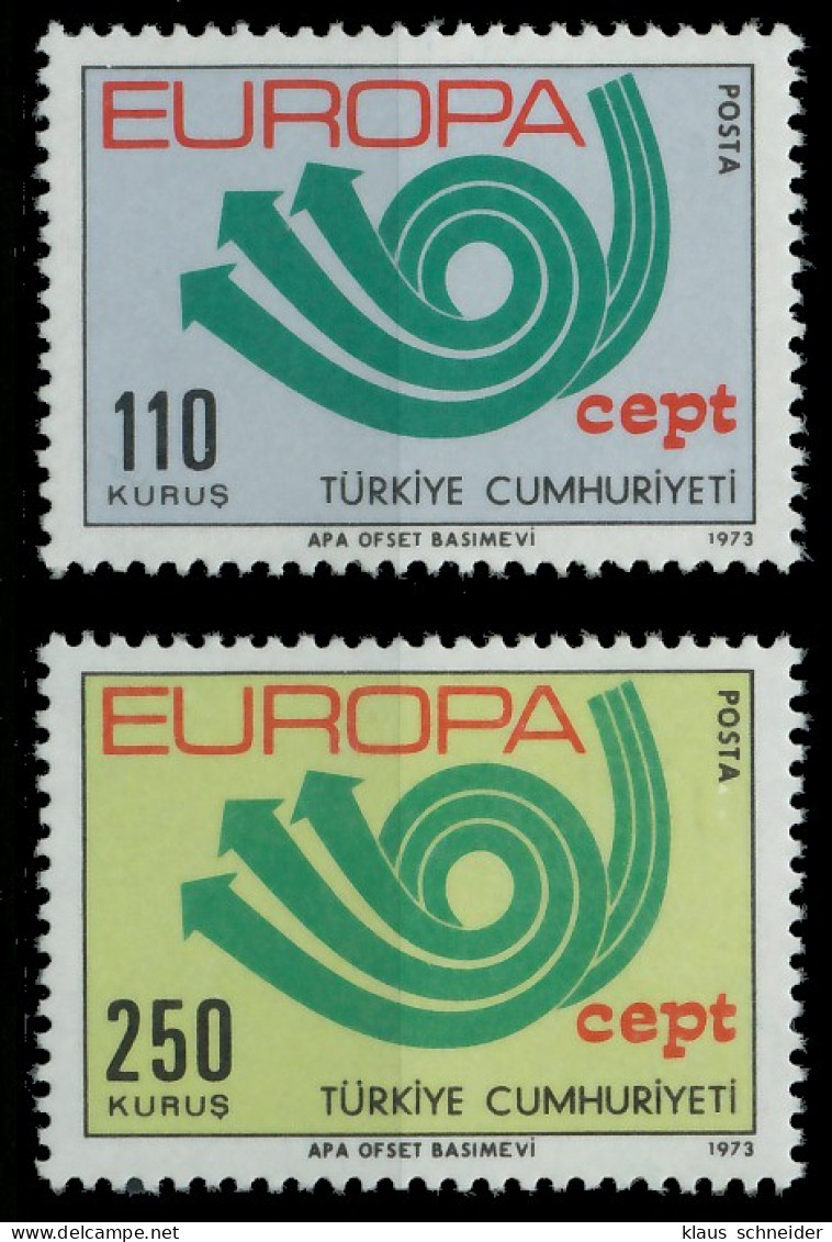 TÜRKEI 1973 Nr 2280-2281 Postfrisch SAC2FAE - Neufs