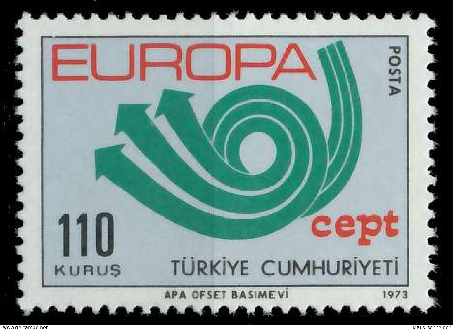 TÜRKEI 1973 Nr 2280 Postfrisch SAC2FBA - Neufs