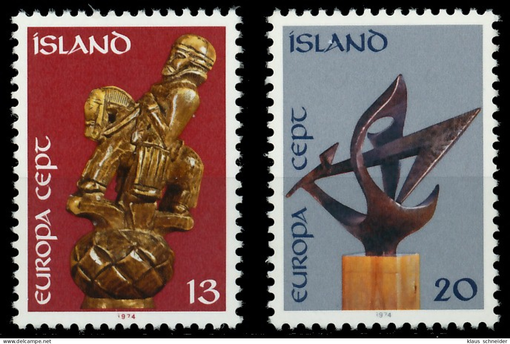 ISLAND 1974 Nr 489-490 Postfrisch SAC30BA - Neufs