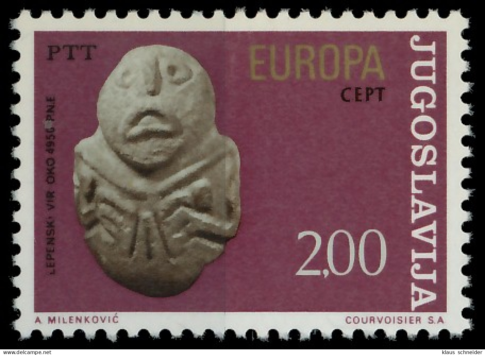 JUGOSLAWIEN 1974 Nr 1557 Postfrisch SAC3106 - Unused Stamps