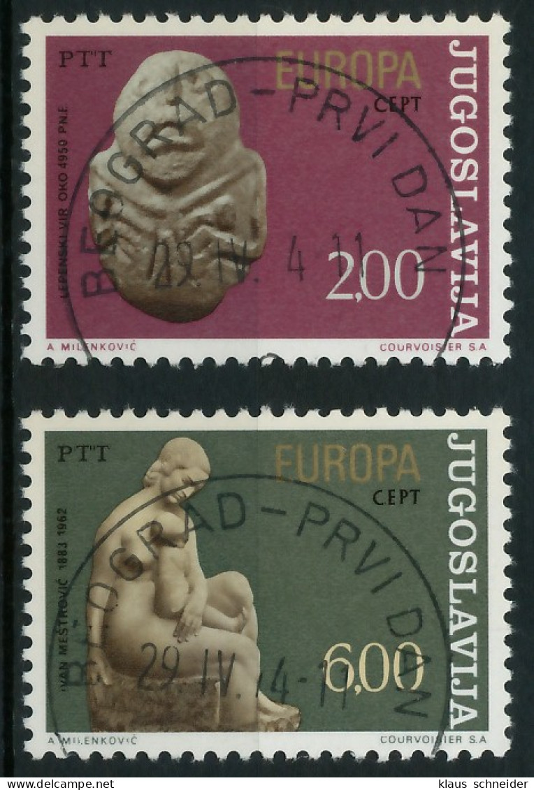 JUGOSLAWIEN 1974 Nr 1557-1558 Zentrisch Gestempelt X045036 - Used Stamps