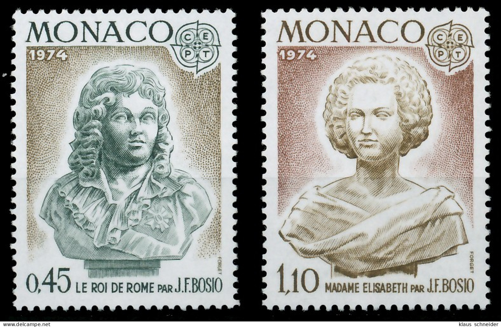 MONACO 1974 Nr 1114-1115 Postfrisch SAC319A - Ungebraucht