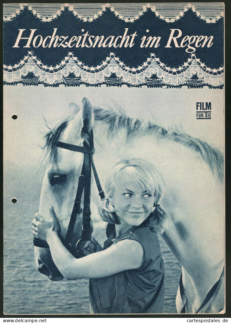 Filmprogramm Film Für Sie Nr. 47 /67, Hochzeitsnacht Im Regen, Traudl Kulikowsky, Frank Schöbel, Regie: Horst Seemann  - Zeitschriften