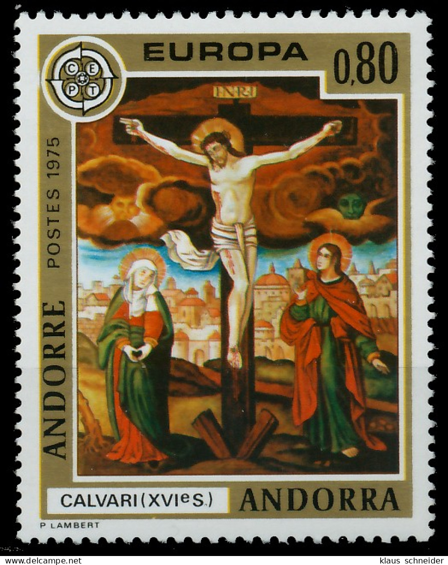 ANDORRA (FRANZ. POST) 1975 Nr 264 Postfrisch S7C9A72 - Unused Stamps