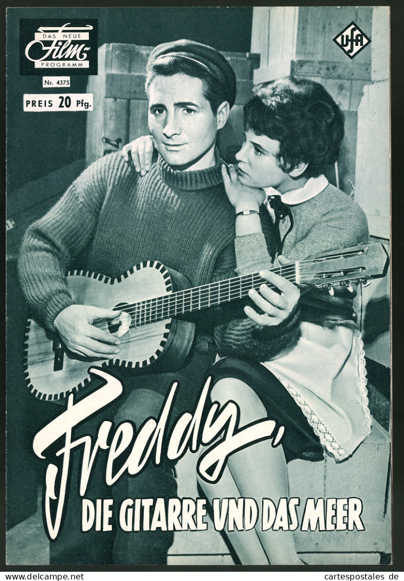 Filmprogramm DNF Nr. 4375, Freddy, Die Gitarre Und Das Meer, Freddy Quinn, Corny Collins, Regie: Wolfgang Schleif  - Magazines