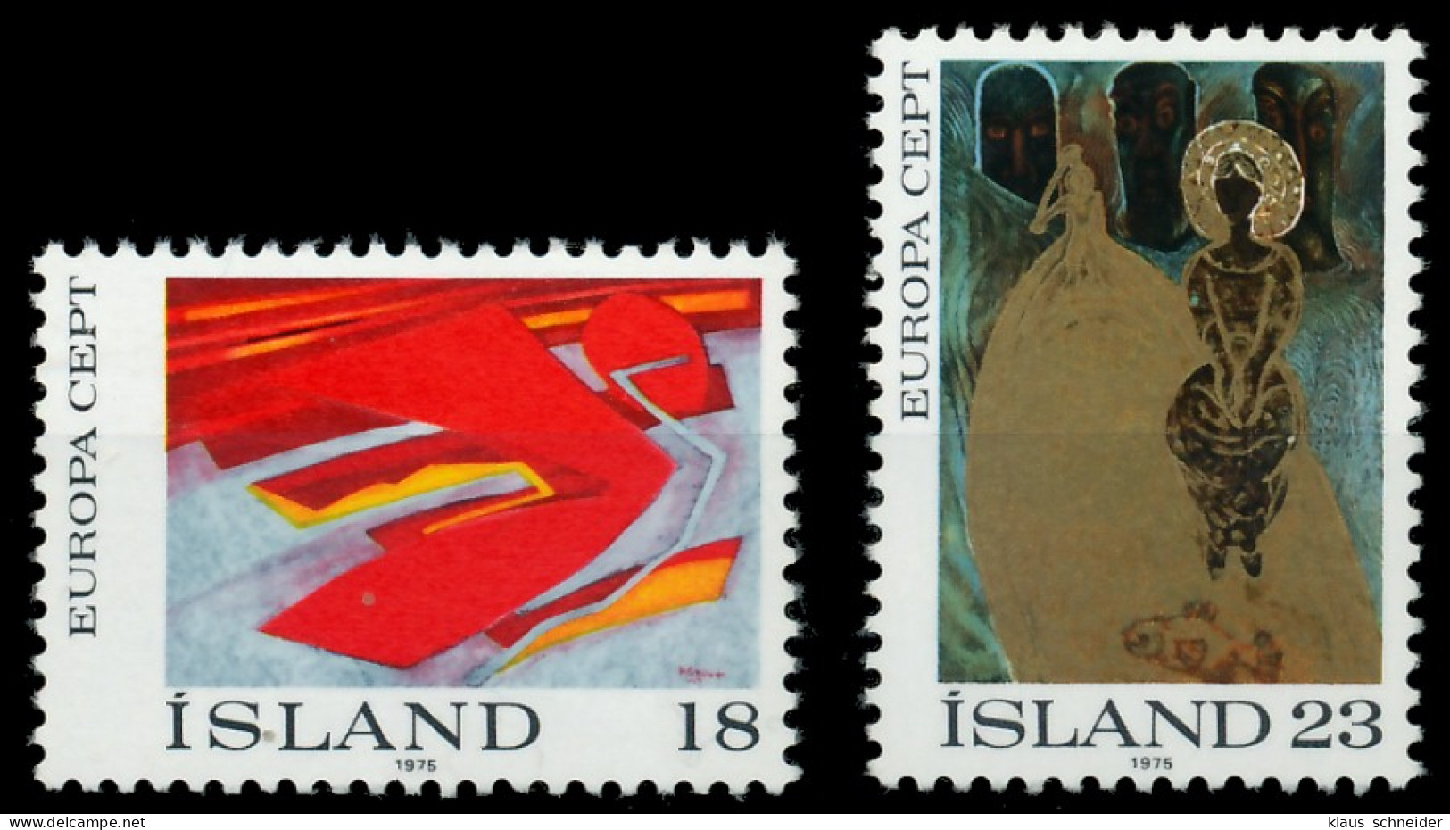 ISLAND 1975 Nr 502-503 Postfrisch X04527A - Unused Stamps