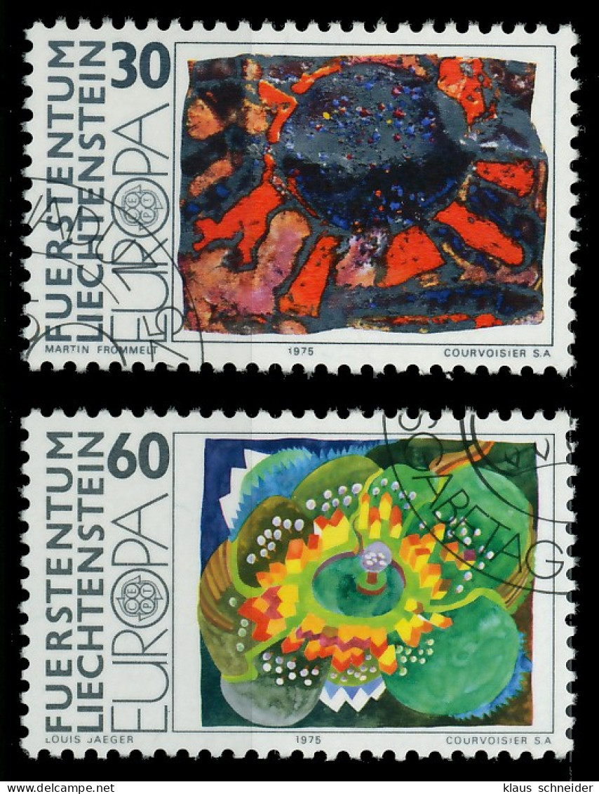 LIECHTENSTEIN 1975 Nr 623-624 Gestempelt X0452E2 - Used Stamps
