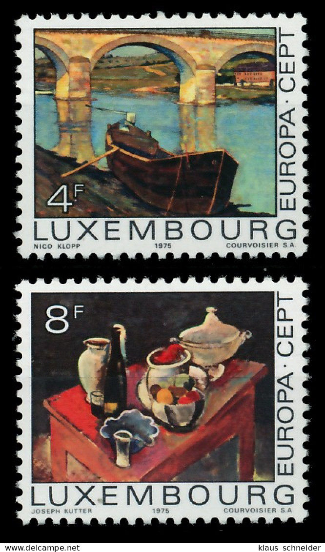 LUXEMBURG 1975 Nr 904-905 Postfrisch SAC6B82 - Unused Stamps