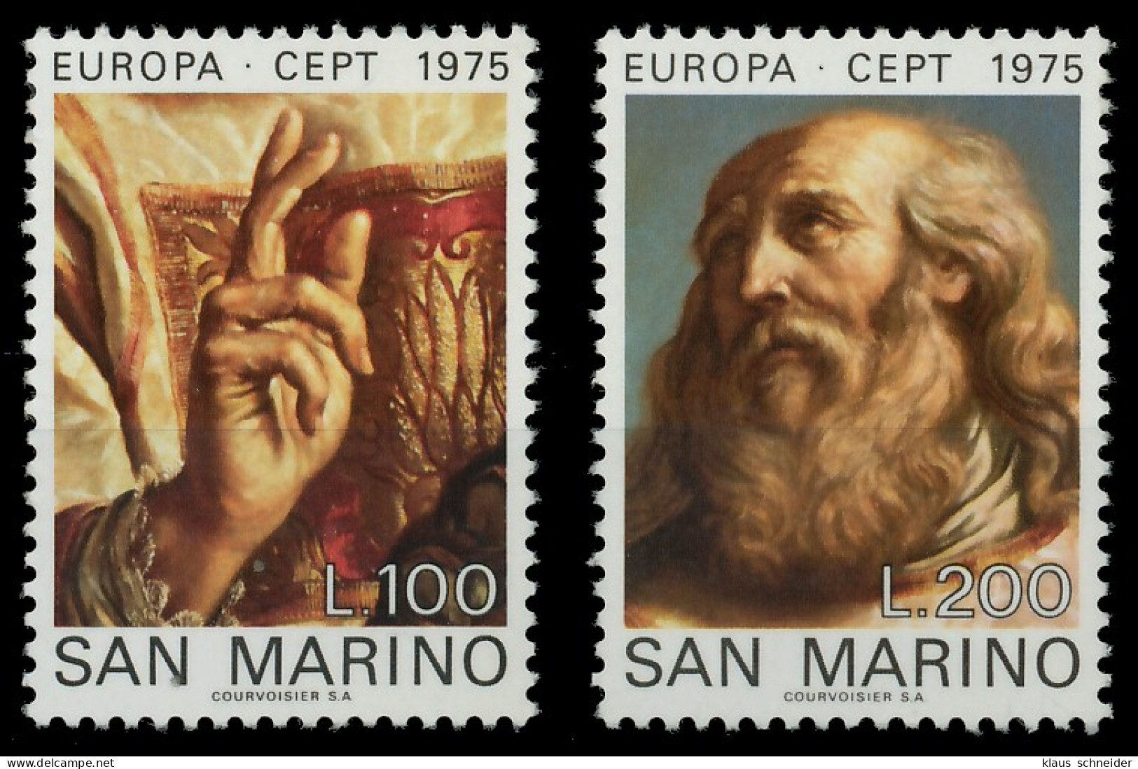 SAN MARINO 1975 Nr 1088-1089 Postfrisch SAC6C36 - Unused Stamps