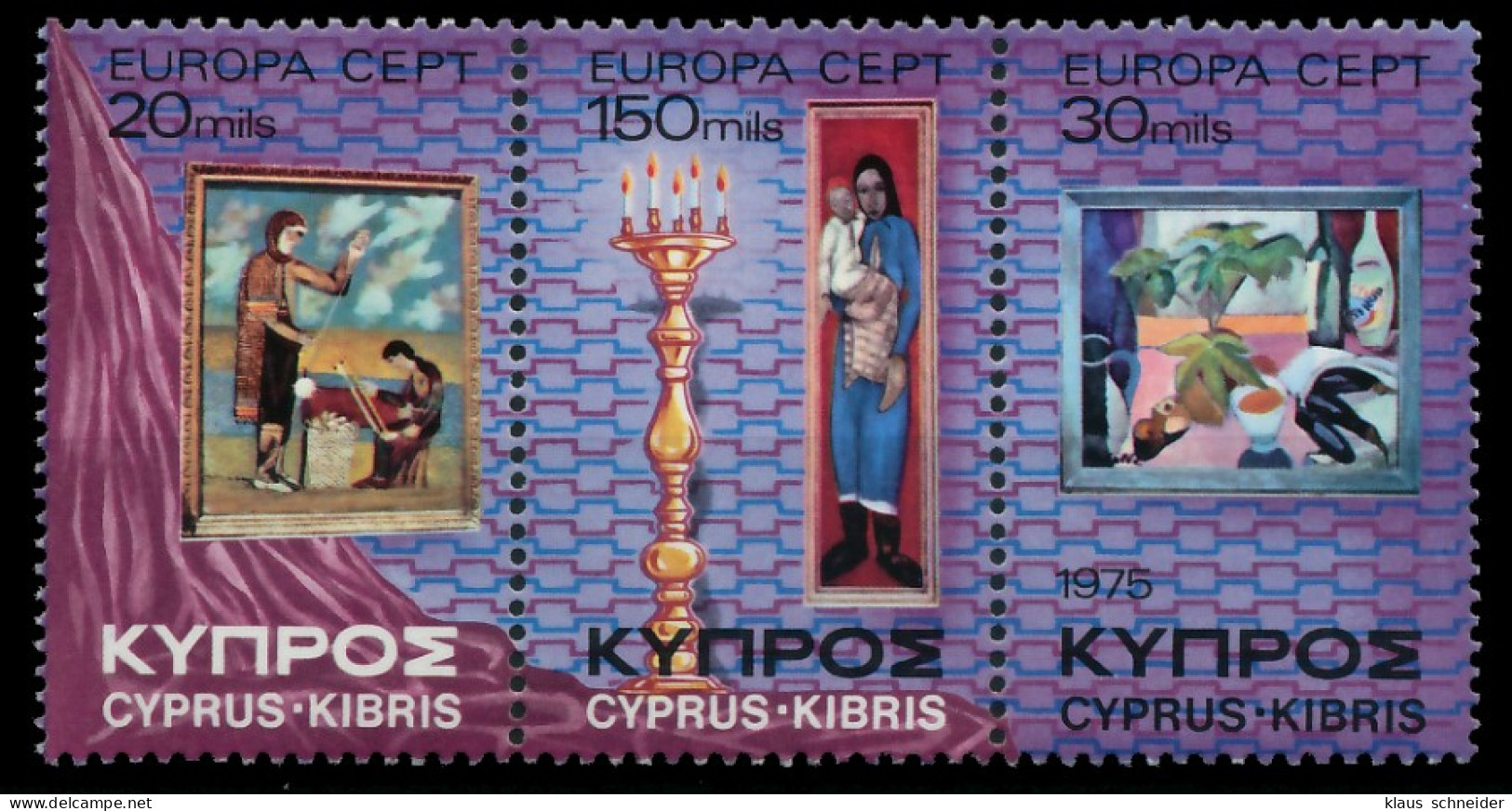 ZYPERN 1975 Nr 426 Und 428 427 Postfrisch 3ER STR SAC6D02 - Unused Stamps