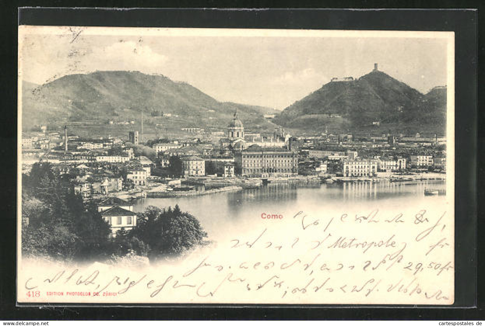 Cartolina Como, Panorama  - Como