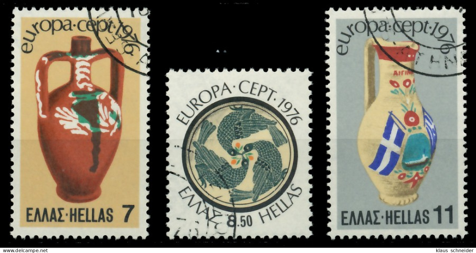 GRIECHENLAND 1976 Nr 1232-1234 Gestempelt X04555A - Used Stamps