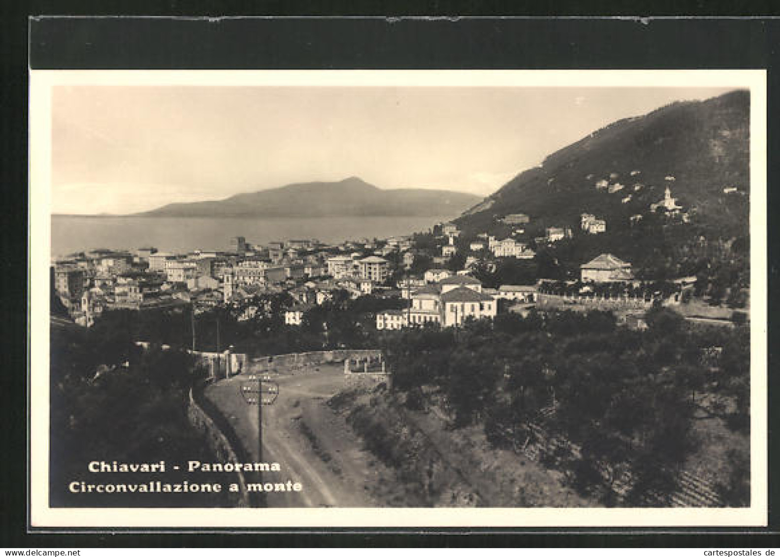Cartolina Chiavari, Panorama, Circonvallazione A Monte  - Other & Unclassified