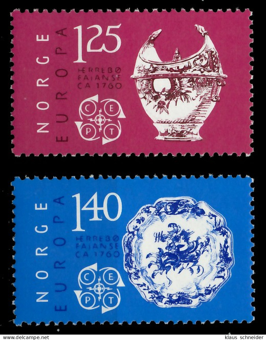 NORWEGEN 1976 Nr 724-725 Postfrisch SAC6FCA - Unused Stamps
