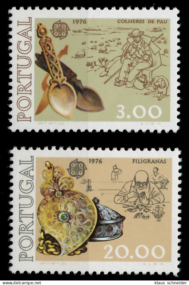 PORTUGAL 1976 Nr 1311-1312 Postfrisch SAC6FEE - Unused Stamps