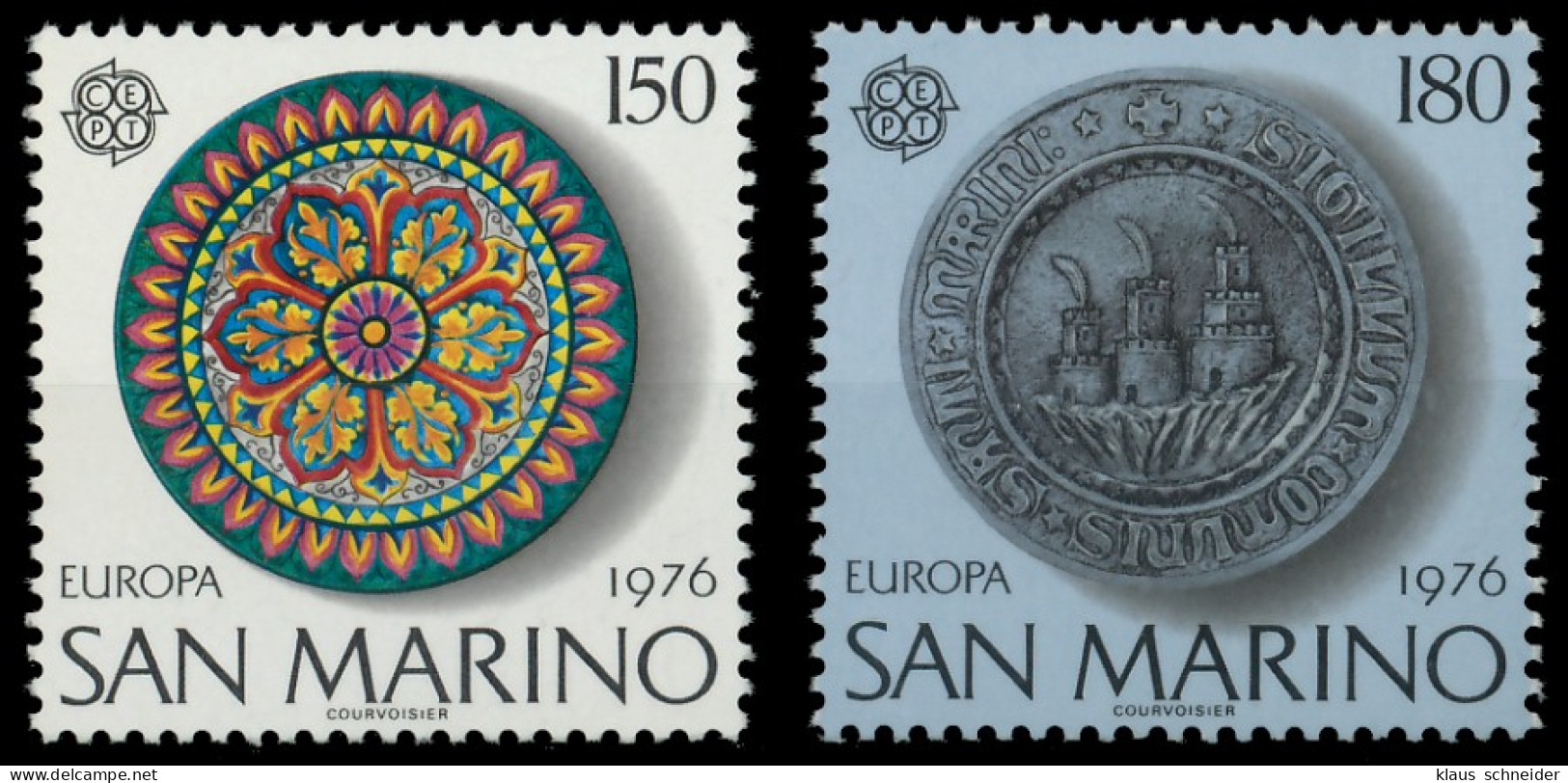 SAN MARINO 1976 Nr 1119-1120 Postfrisch SAC700A - Unused Stamps