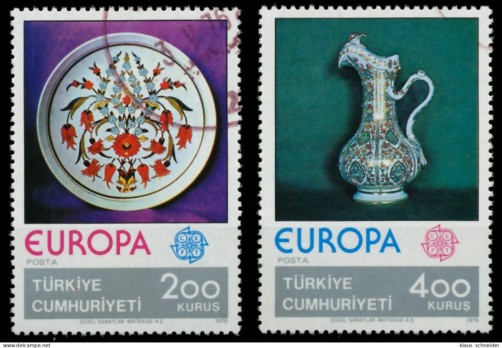 TÜRKEI 1976 Nr 2385-2386 Gestempelt X04AF76 - Used Stamps