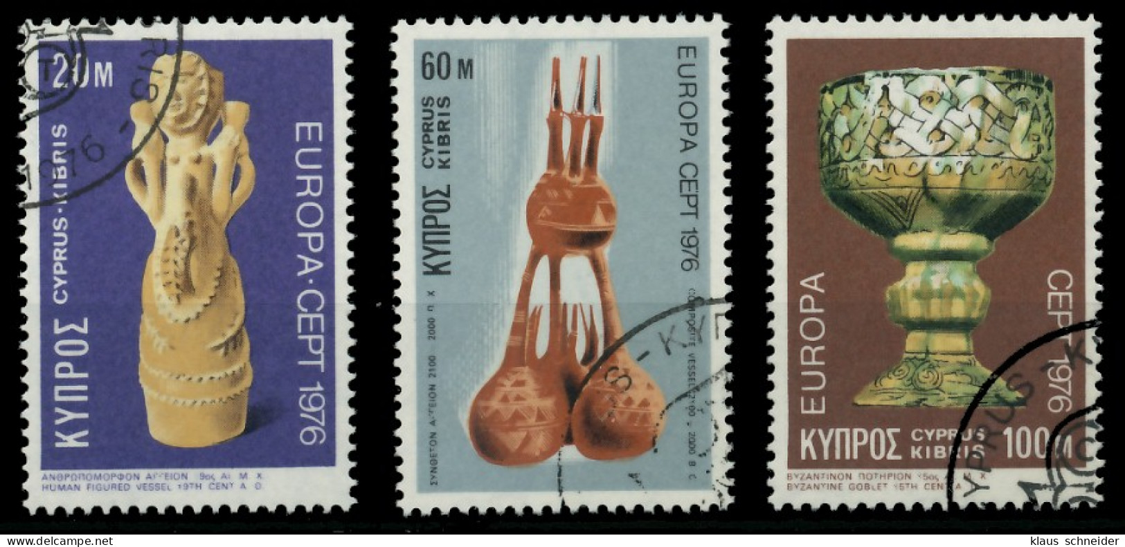 ZYPERN 1976 Nr 435-437 Gestempelt X04AFC2 - Used Stamps