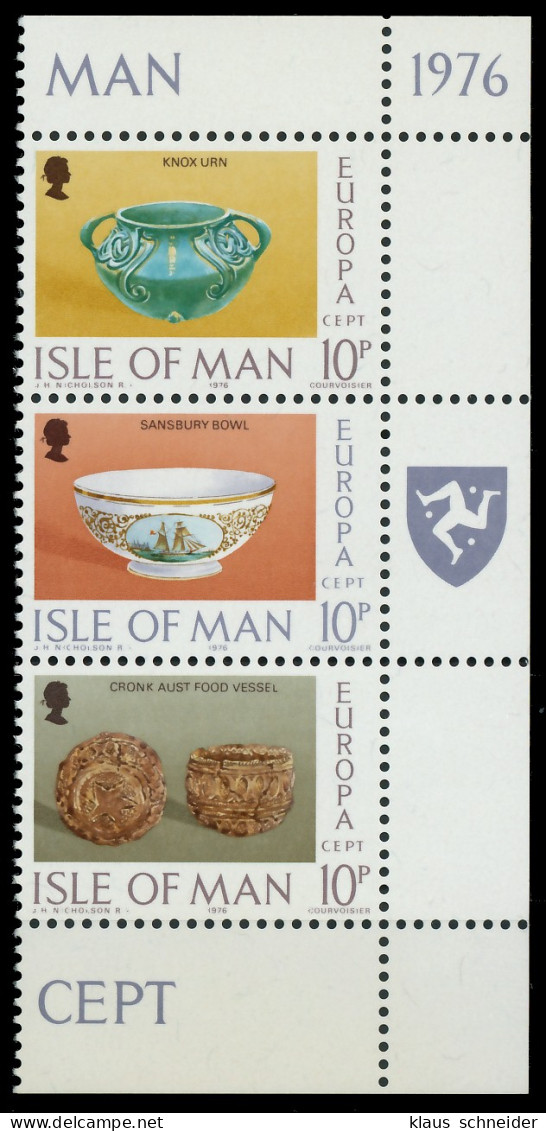 ISLE OF MAN Nr 87 Und 86 85 Postfrisch 3ER STR X04B016 - Isle Of Man