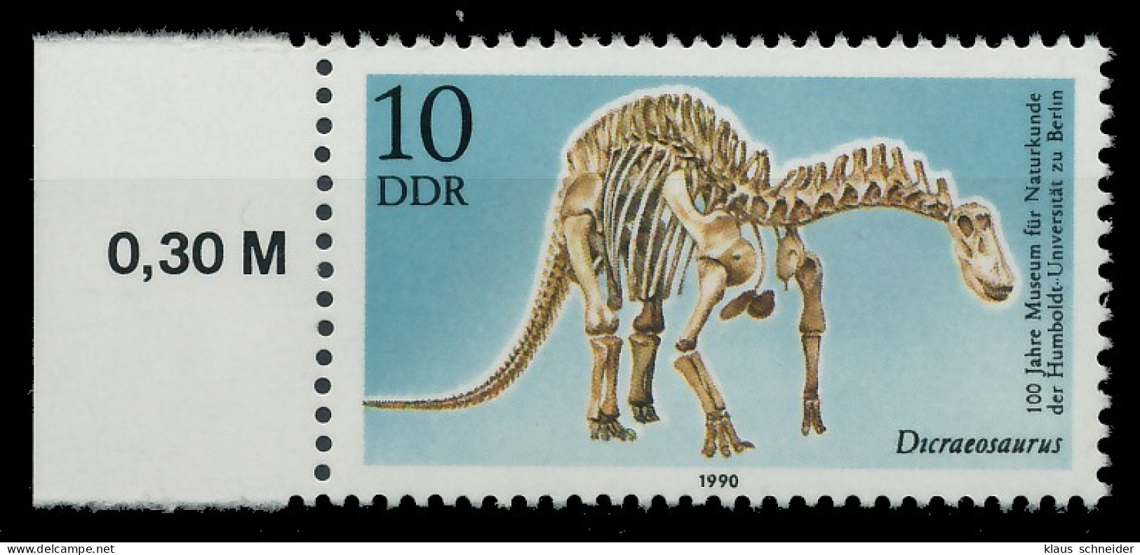 DDR 1990 Nr 3324 Postfrisch SRA X04B2AE - Unused Stamps