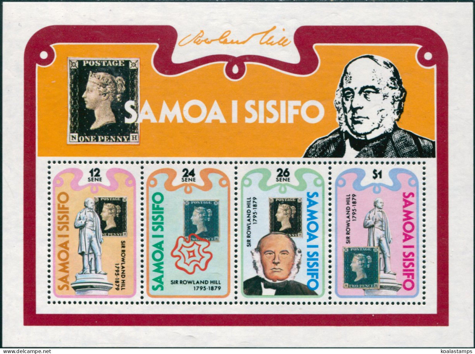 Samoa 1979 SG555 Sir Rowland Hill MS MNH - Samoa