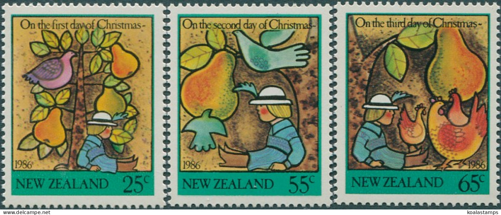 New Zealand 1986 SG1404-1406 Christmas Set MNH - Other & Unclassified