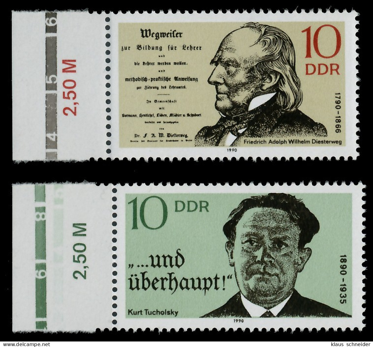 DDR 1990 Nr 3320-3321 Postfrisch SRA X04B58E - Unused Stamps