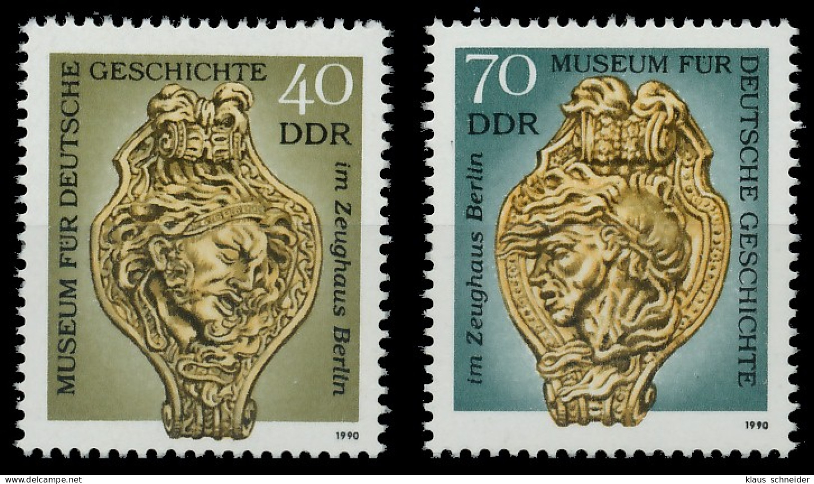 DDR 1990 Nr 3318-3319 Postfrisch SACCE6E - Unused Stamps