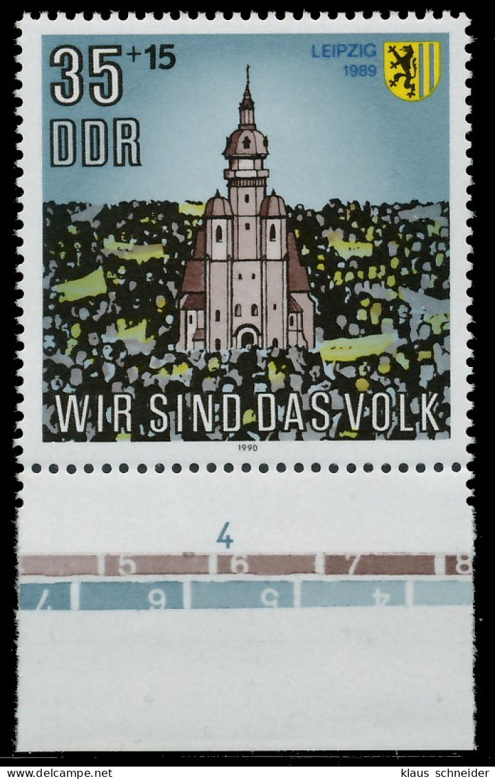 DDR 1990 Nr 3315 Postfrisch URA X050EA6 - Unused Stamps