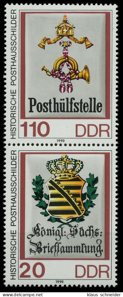 DDR ZUSAMMENDRUCK Nr SZd 387 Postfrisch SENKR PAAR X051302 - Zusammendrucke