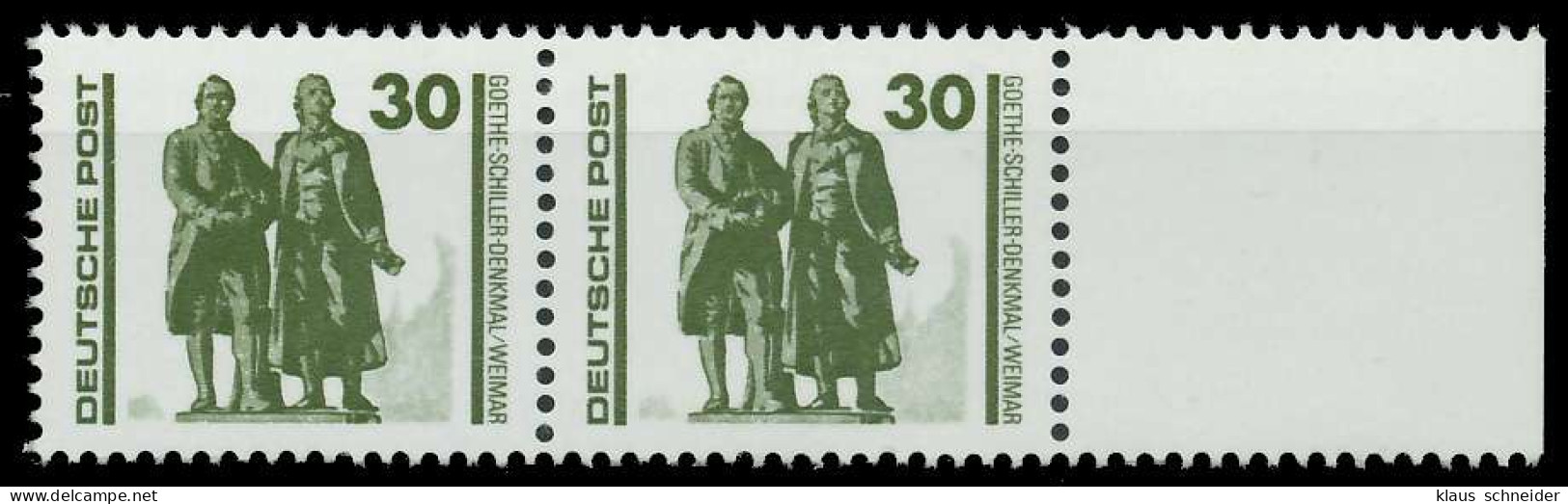 DDR DS BAUWERKE DENKMÄLER Nr 3345 Postfrisch WAAGR PAAR X051512 - Unused Stamps