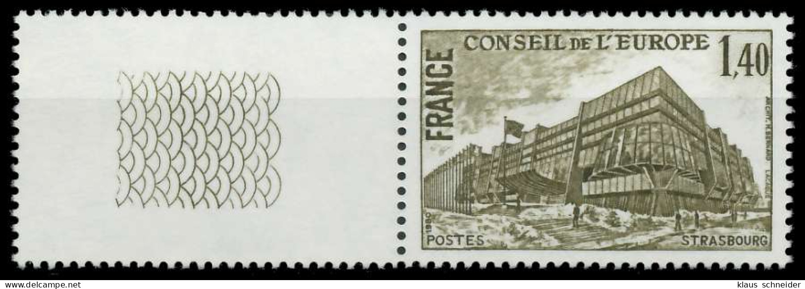 FRANKREICH DIENSTMARKEN EUROPARAT Nr LF Und 25 Postfrisch X05F526 - Mint/Hinged