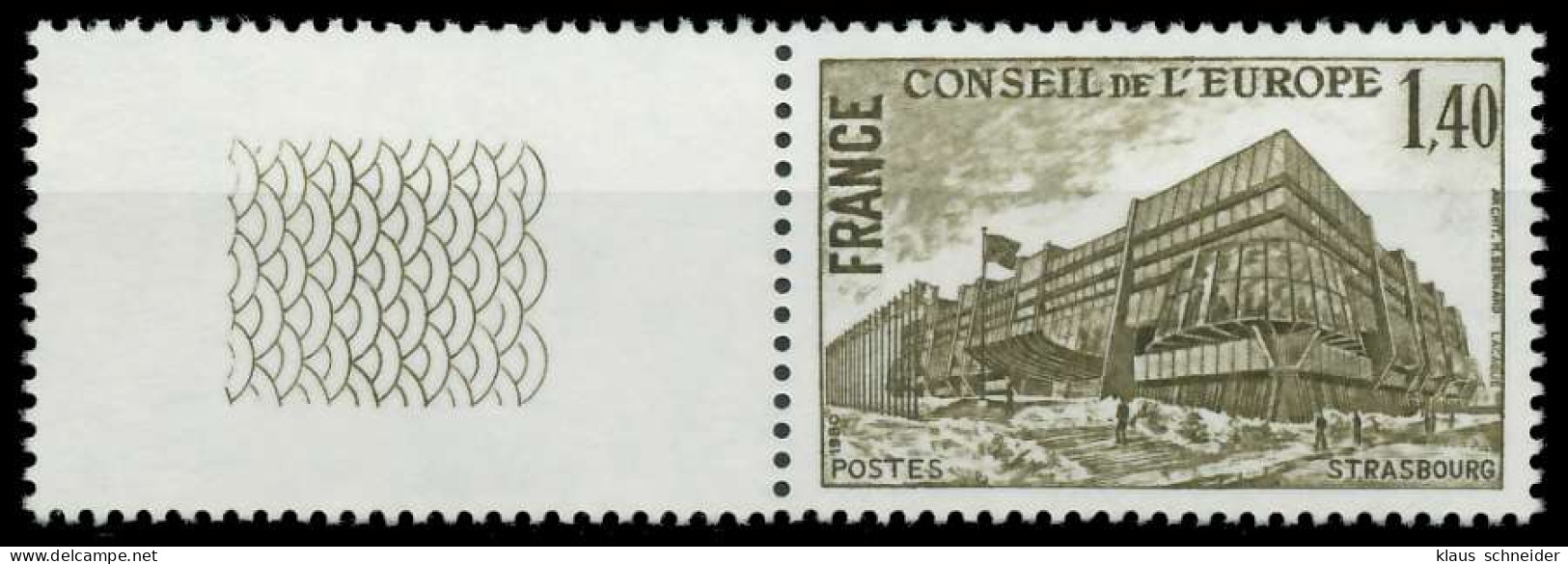 FRANKREICH DIENSTMARKEN EUROPARAT Nr LF Und 25 Postfrisch X05F526 - Neufs