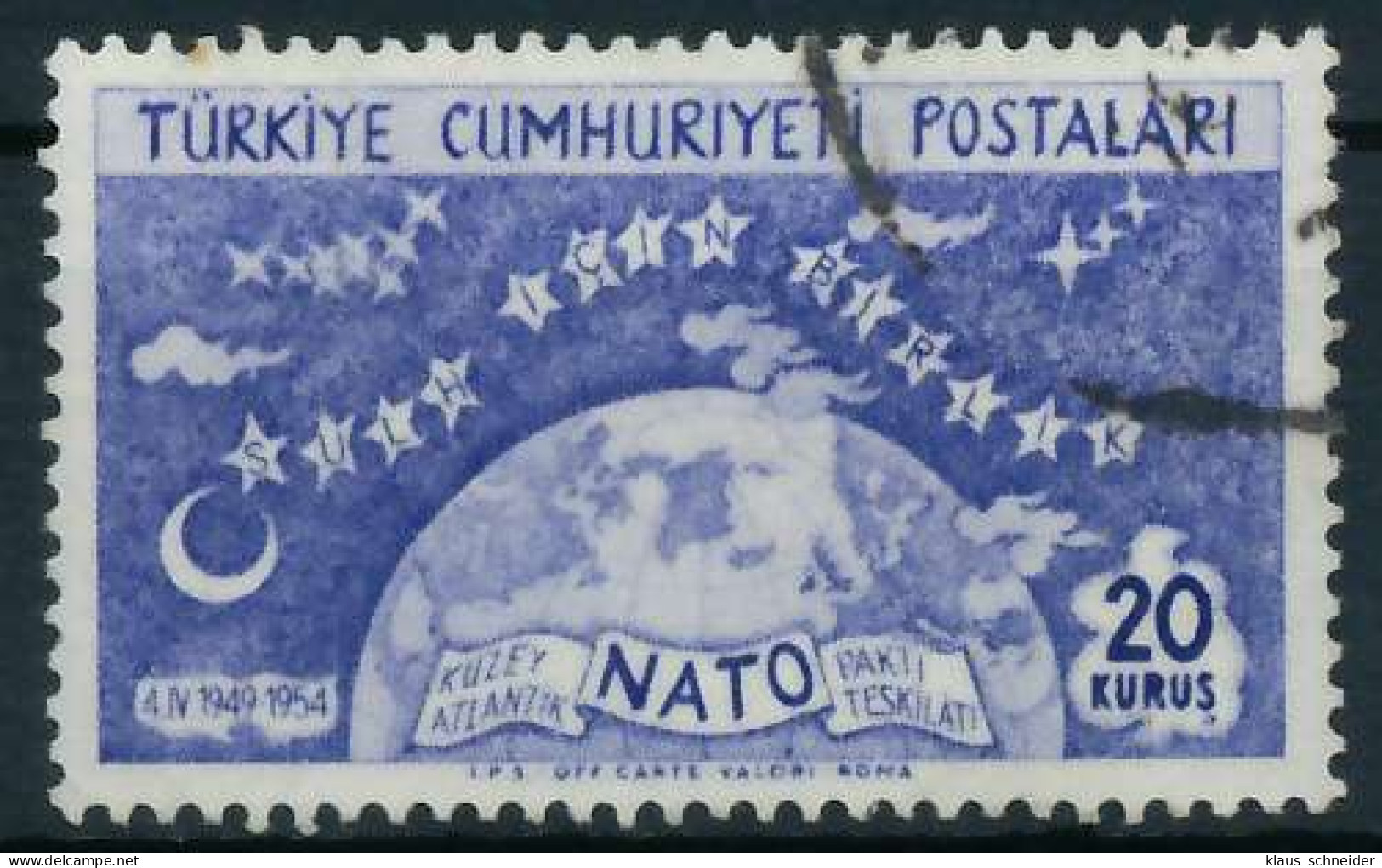 TÜRKEI 1954 Nr 1389 Gestempelt X05FB0E - Used Stamps