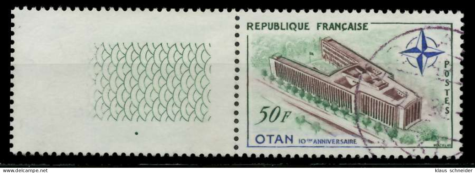 FRANKREICH 1959 Nr 1272L Gestempelt WAAGR PAAR X05FB4E - Used Stamps
