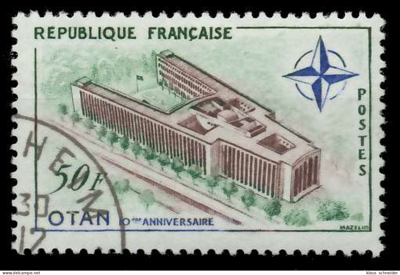 FRANKREICH 1959 Nr 1272 Gestempelt X05FB62 - Used Stamps