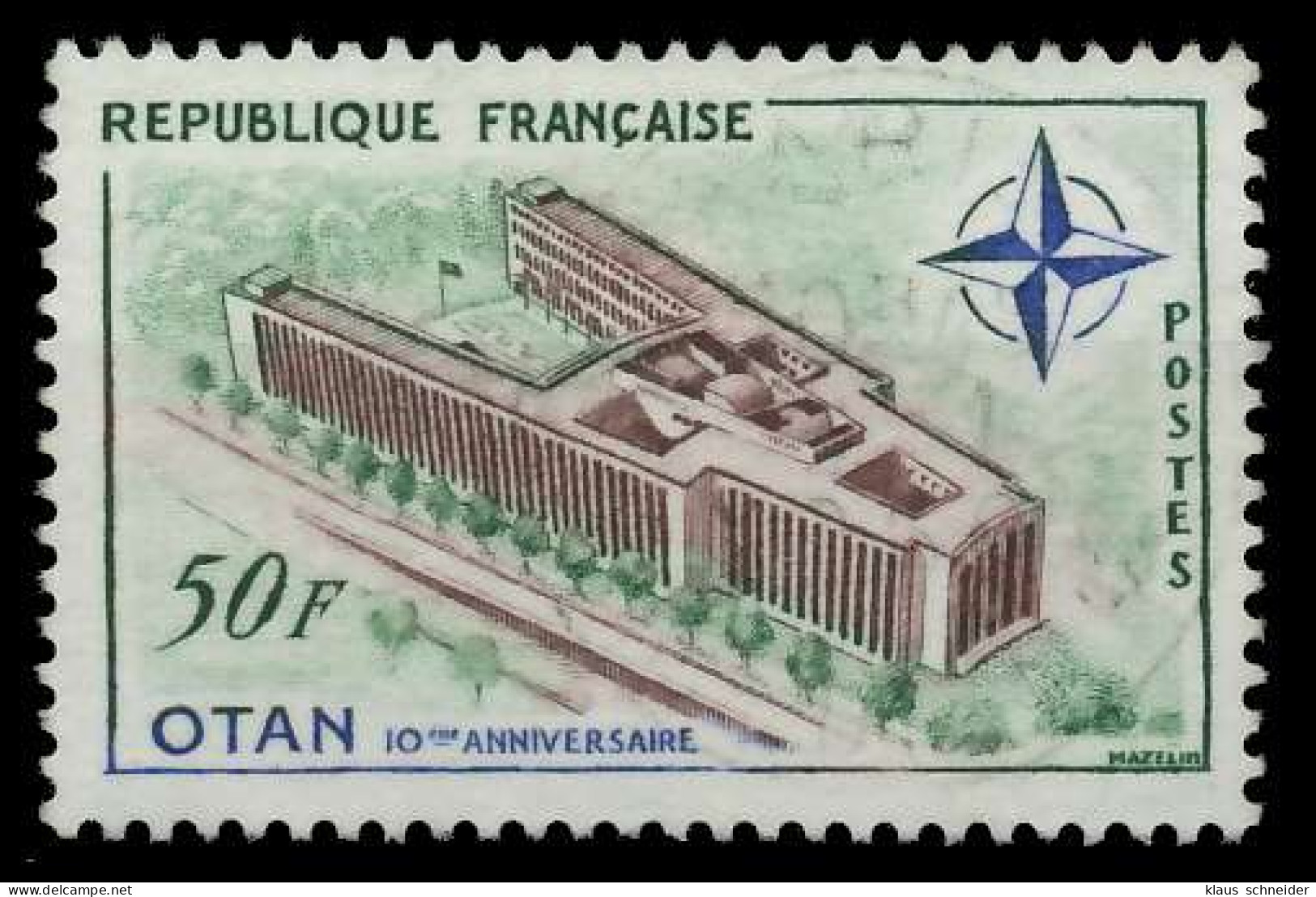 FRANKREICH 1959 Nr 1272 Zentrisch Gestempelt X05FB76 - Used Stamps